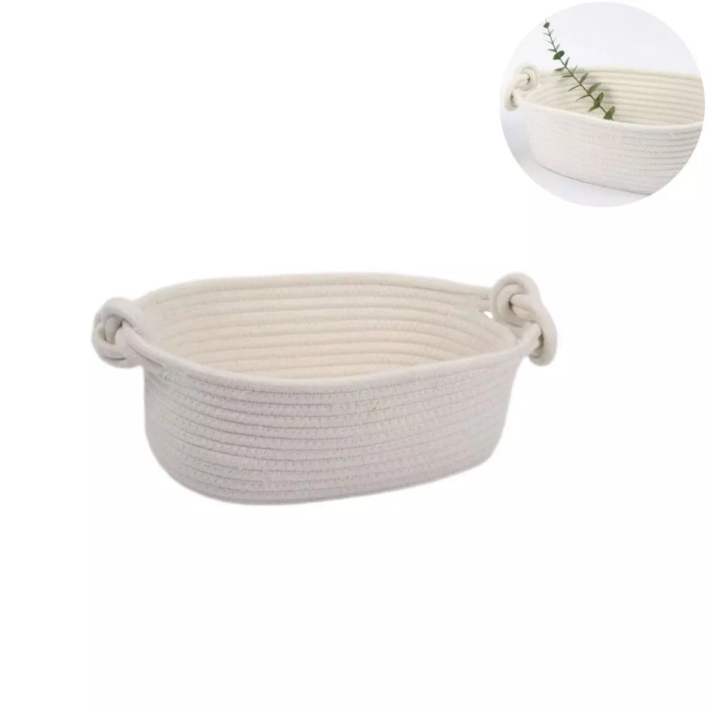 Cesto Decorativo Boho Algodão: O Segredo da Personal Organizer Moderna