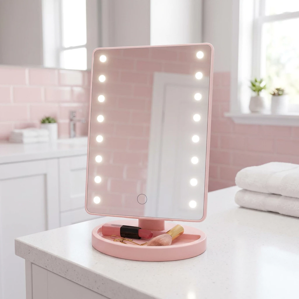 Maximize Sua Eficiência: O Espelho LED Touch Essencial para Toda Personal Organizer
