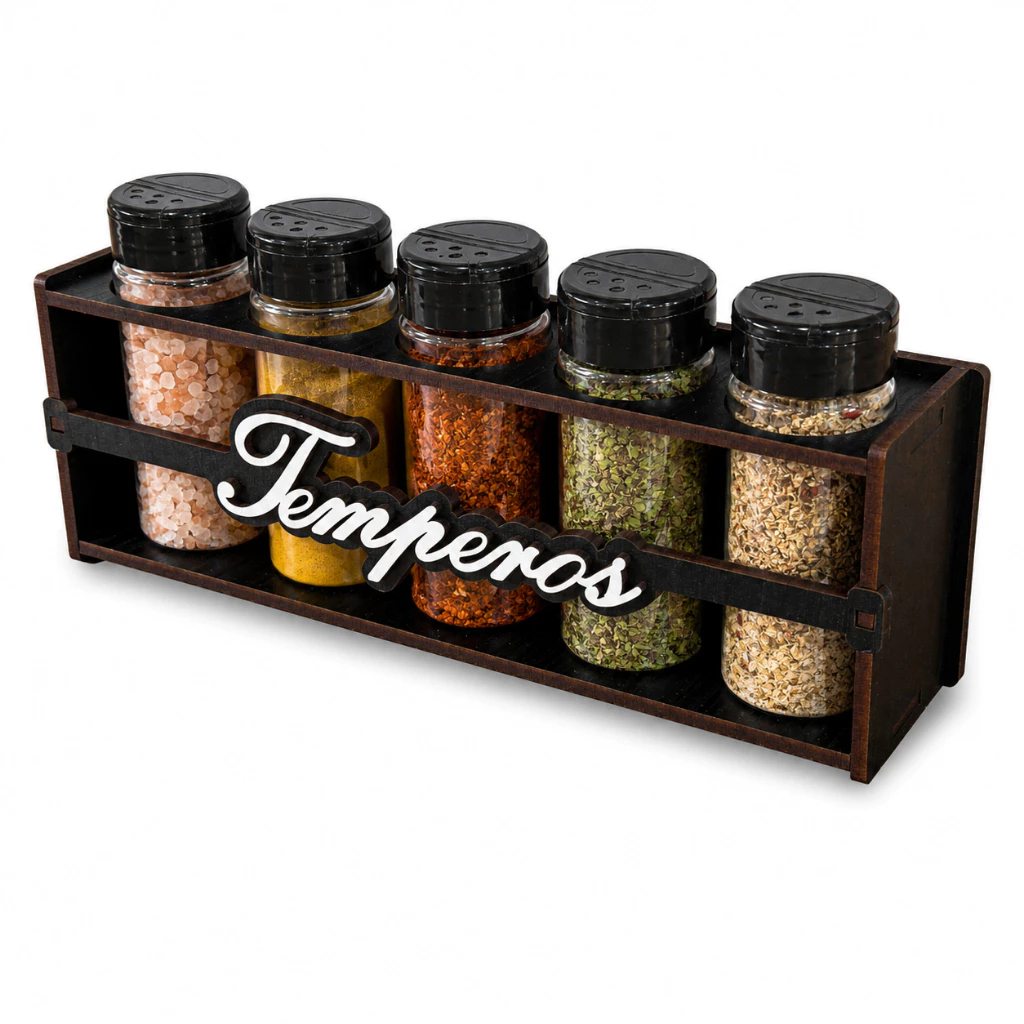 Revolucione Cozinhas: Porta Temperos MDF Gourmet Essencial para Personal Organizers